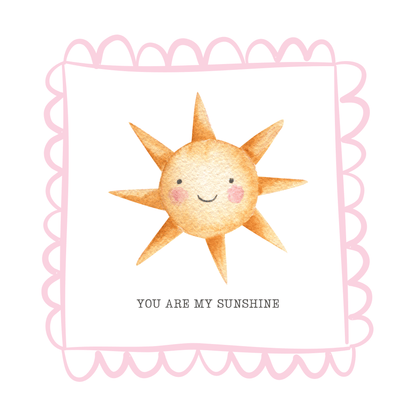 Set of Three-You Are My Sunshine