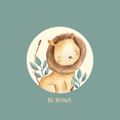 Set of Three- Simple Inspirational Safari Friends