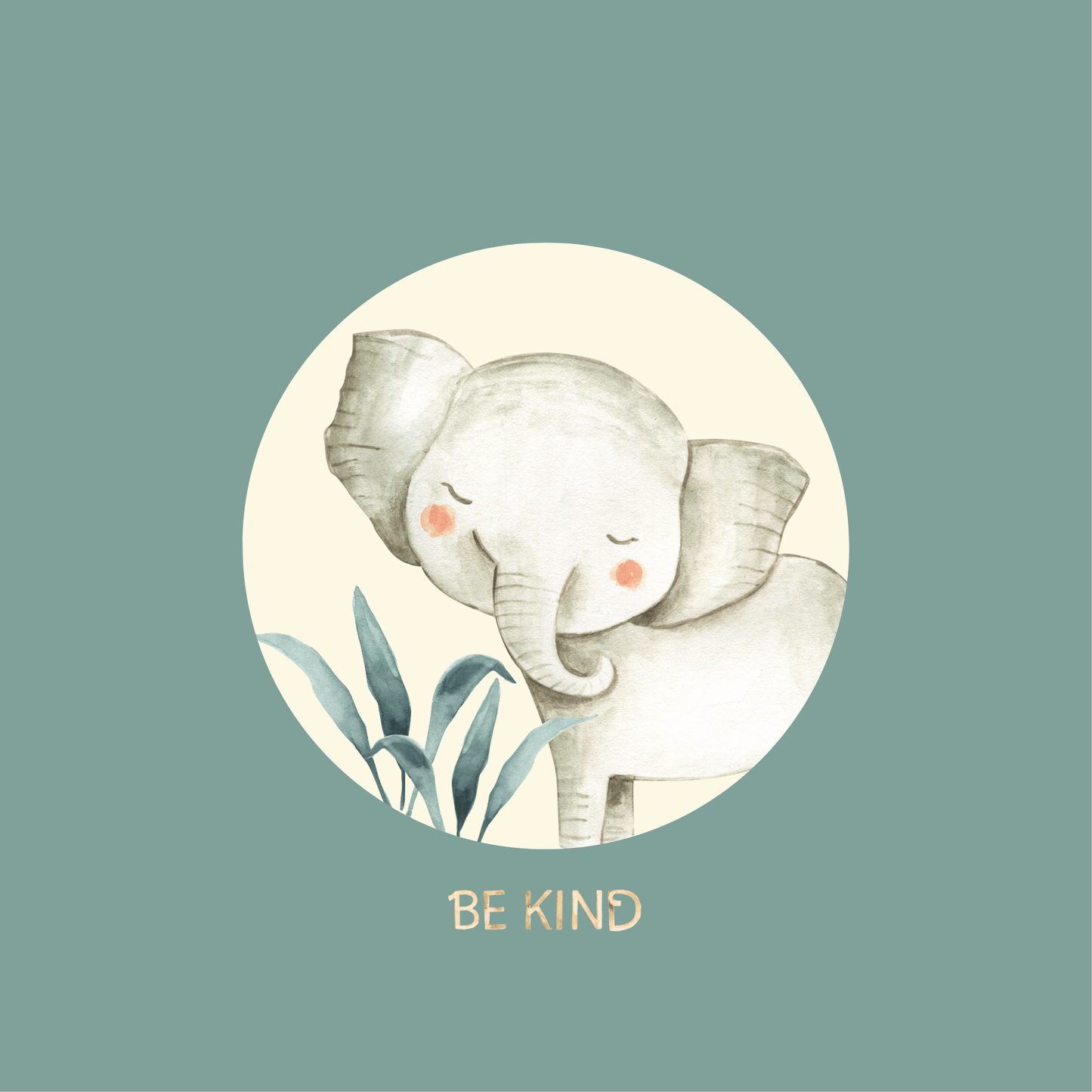 Set of Three- Simple Inspirational Safari Friends