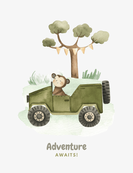 Set of Three- Safari Adventures