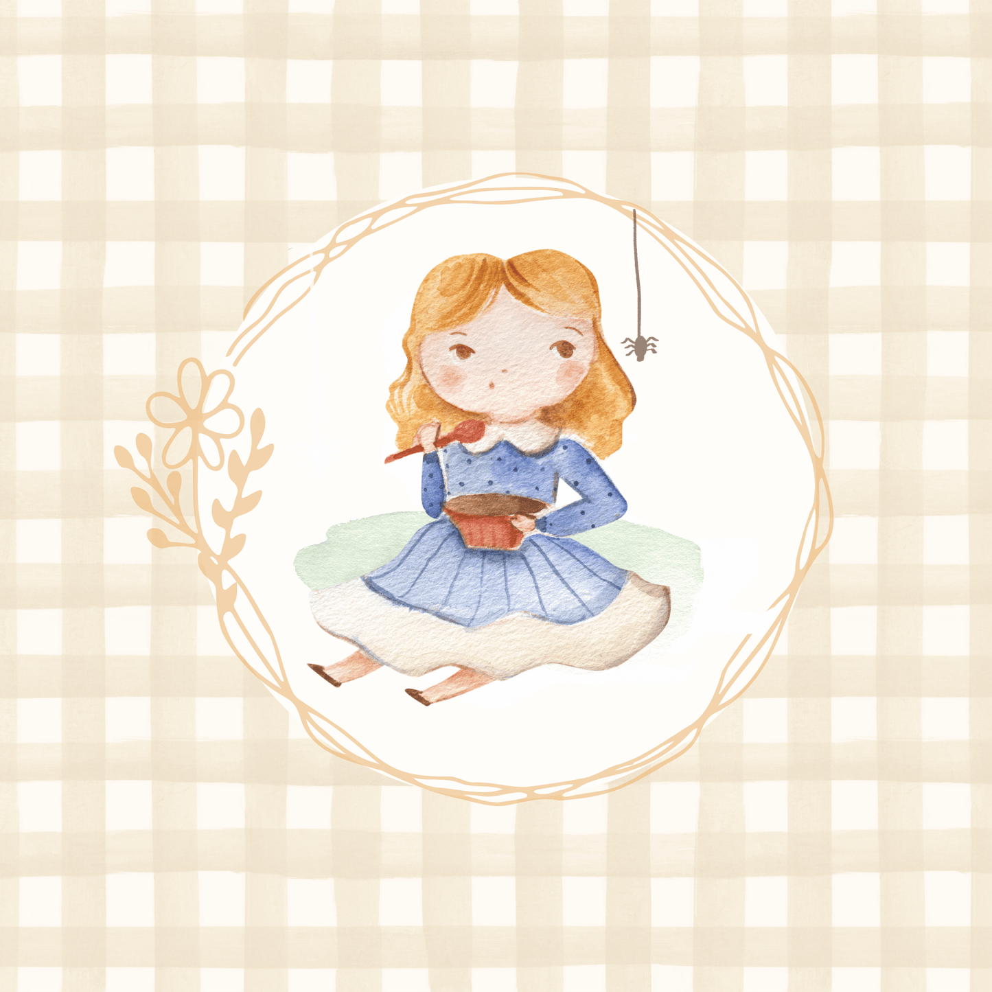 Set of Four- Mother Goose Characters