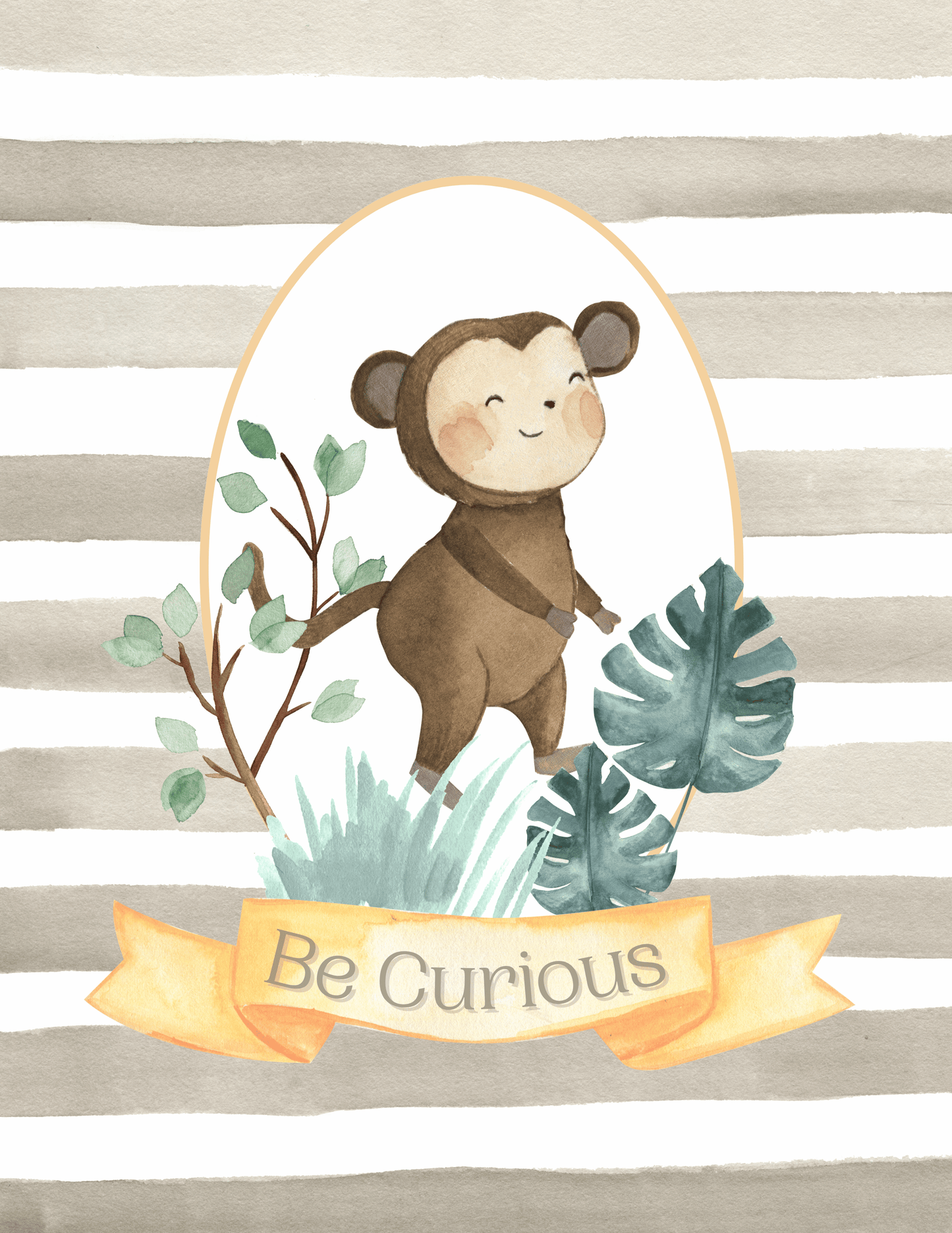 Set of Three-Inspirational Safari Friends