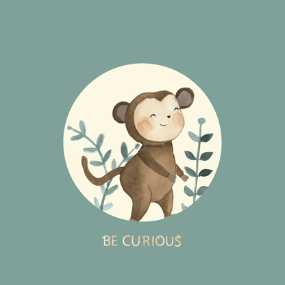 Set of Three- Simple Inspirational Safari Friends